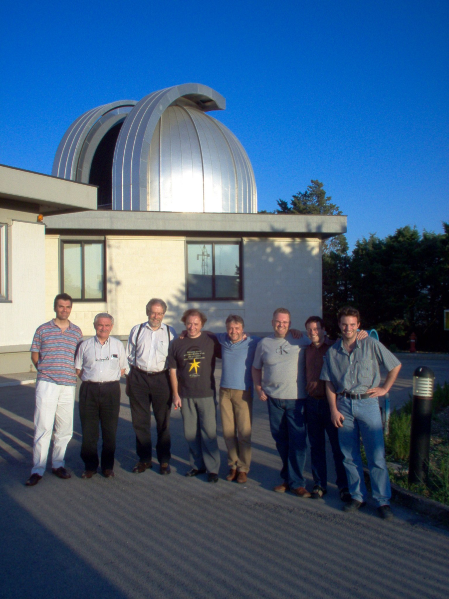 the research group at Matera Laser Ranging Observatory (ASI) - 2004